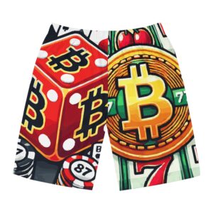 Bitcoin Vegas Men's Board Shorts