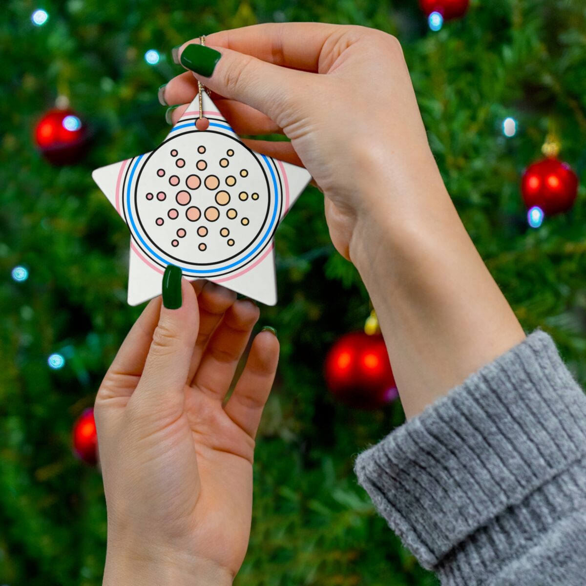Cardano Ceramic Ornament, 4 Shapes - Image 6