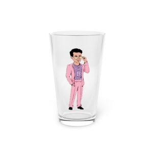 Bitcoin Swaggy Himself Pint Glass, 16oz