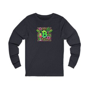 Bitcoin Miami Unisex Jersey Long Sleeve Tee 4