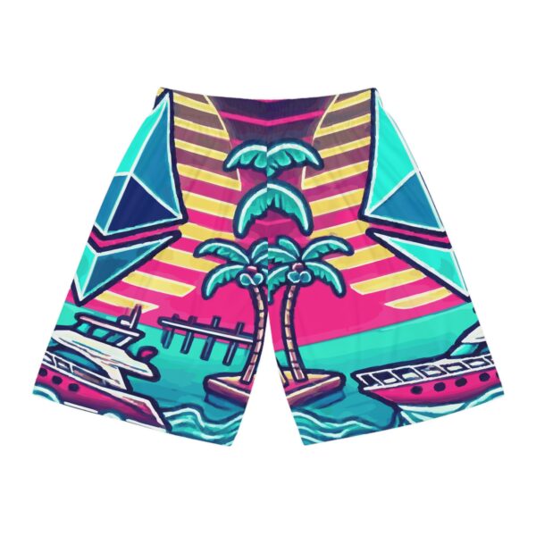 Ethereum Miami Basketball Shorts 1 - Image 3
