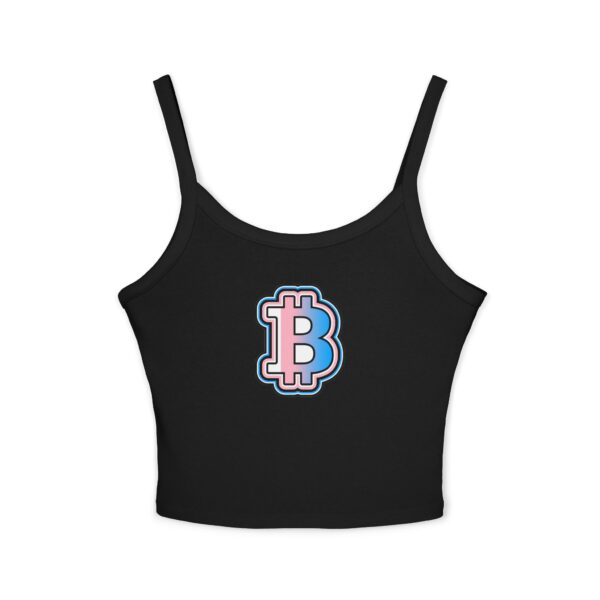 Bitcoin Women's Spaghetti Strap Tank Top - Image 5