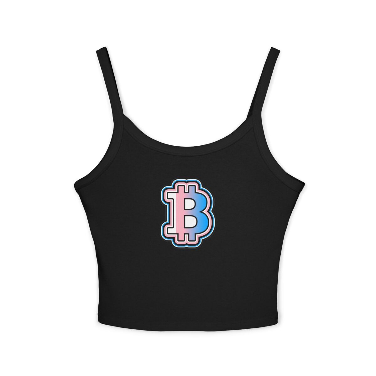 Bitcoin Women's Spaghetti Strap Tank Top - Image 5