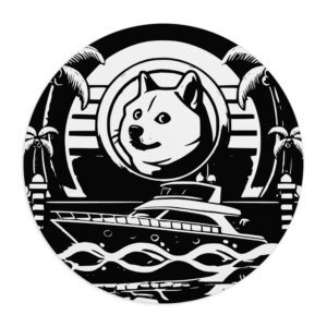 Doge Miami 1 Mouse Pad