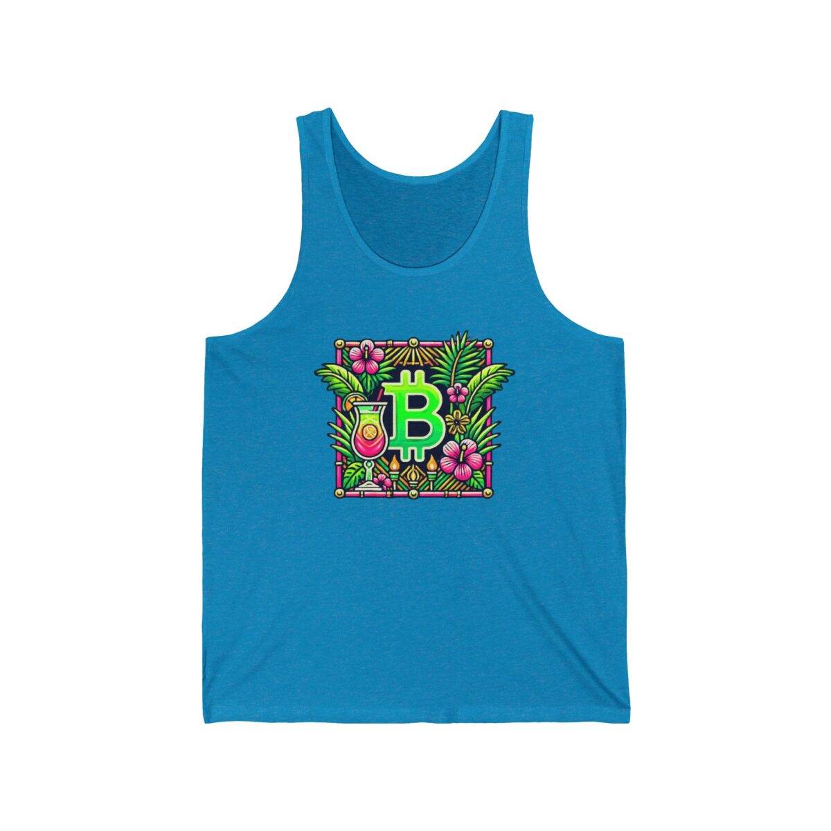 Bitcoin Miami Unisex Jersey Tank 4 - Image 13
