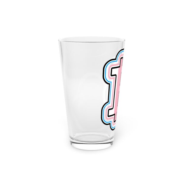 Bitcoin Pint Glass, 16oz - Image 2