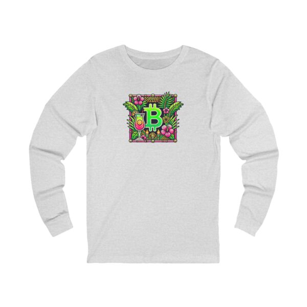 Bitcoin Miami Unisex Jersey Long Sleeve Tee 4 - Image 5