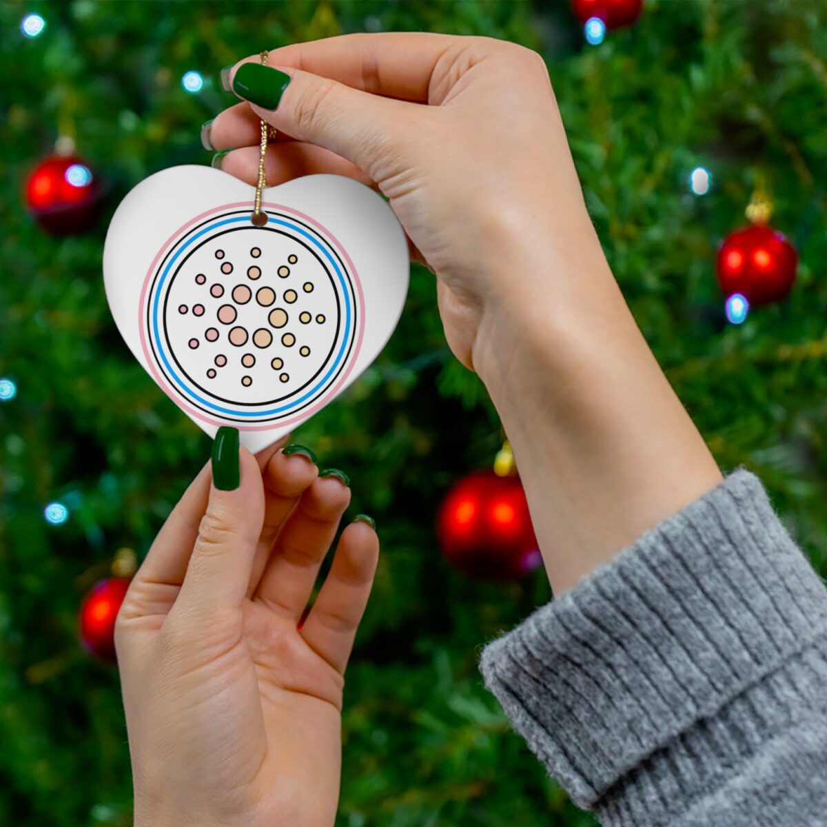 Cardano Ceramic Ornament, 4 Shapes - Image 9