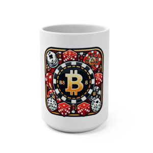 Bitcoin Vegas Mug 15oz 2