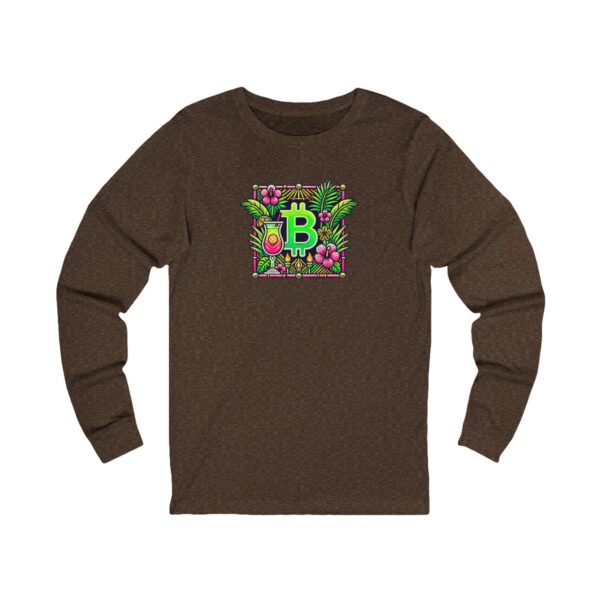 Bitcoin Miami Unisex Jersey Long Sleeve Tee 4 - Image 11