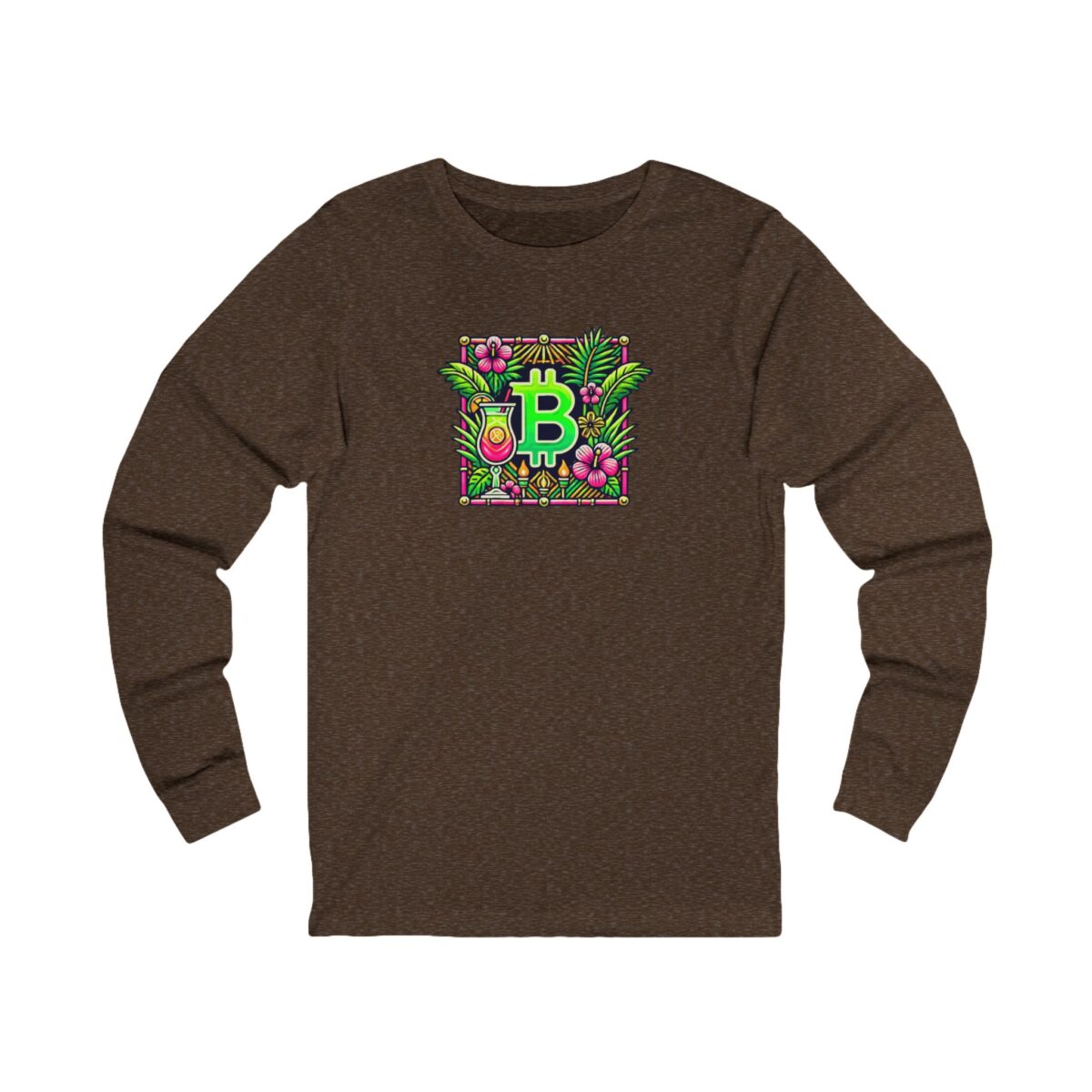 Bitcoin Miami Unisex Jersey Long Sleeve Tee 4 - Image 11