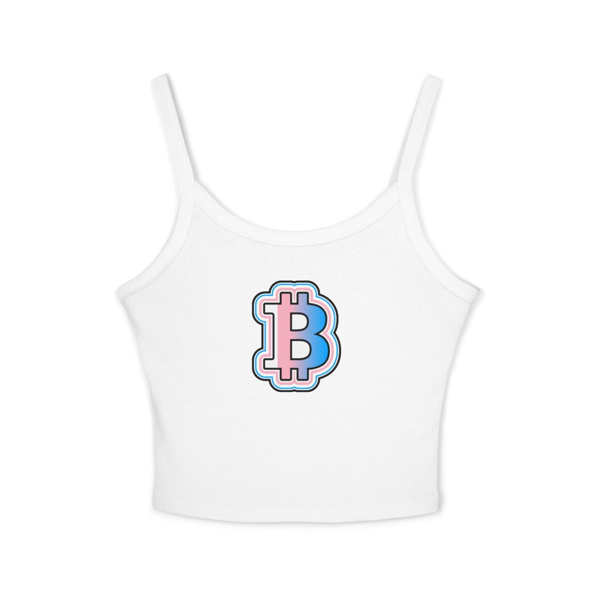Bitcoin Women's Spaghetti Strap Tank Top