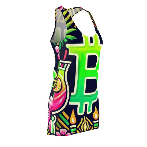 Bitcoin Miami Women's Cut & Sew Racerback Dress - Image 3