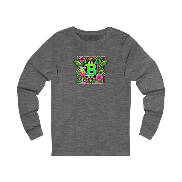 Bitcoin Miami Unisex Jersey Long Sleeve Tee 4 - Image 7