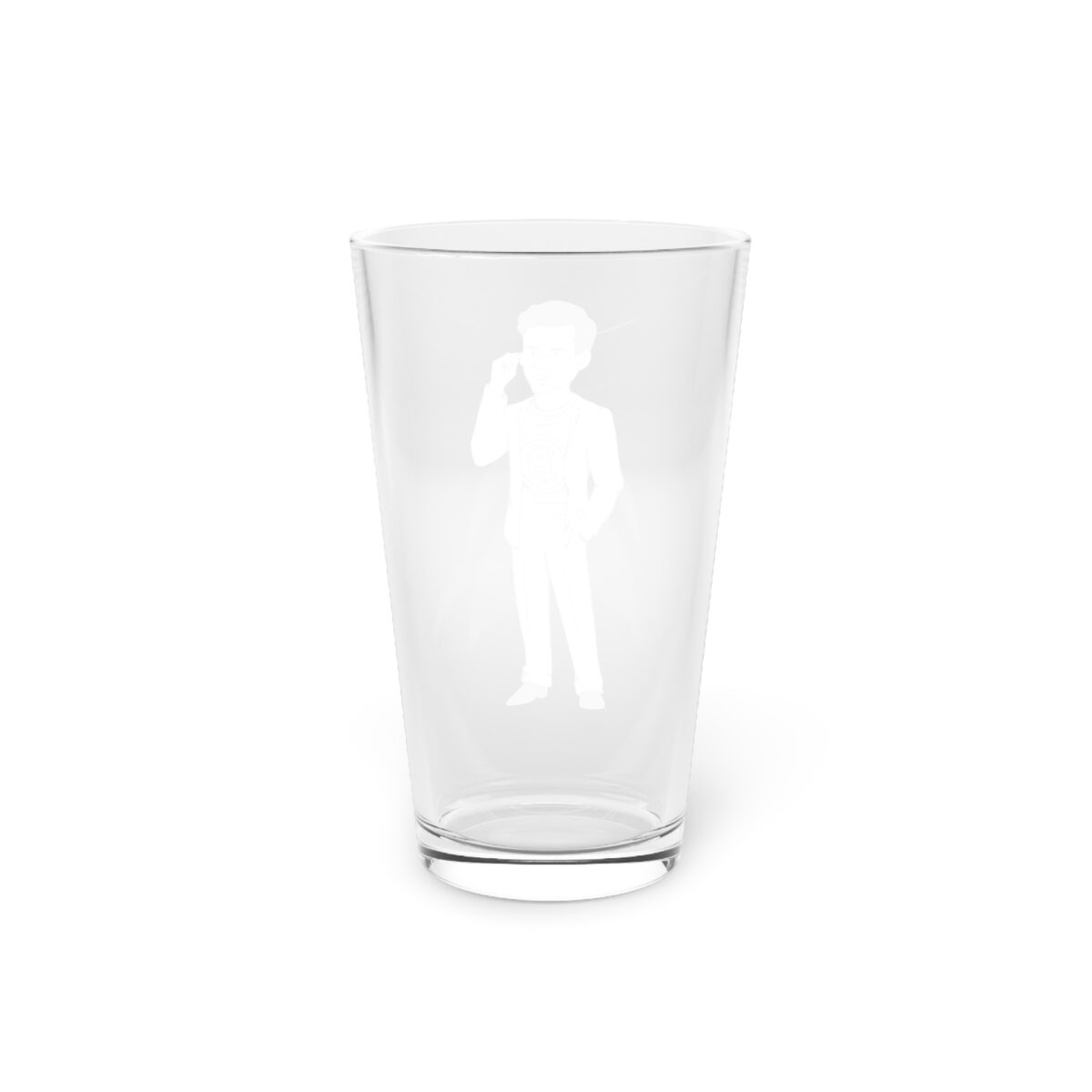 Bitcoin Swaggy Himself Pint Glass, 16oz - Image 4
