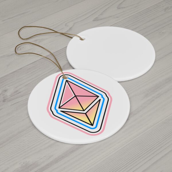 Ethereum Ceramic Ornament, 4 Shapes - Image 2