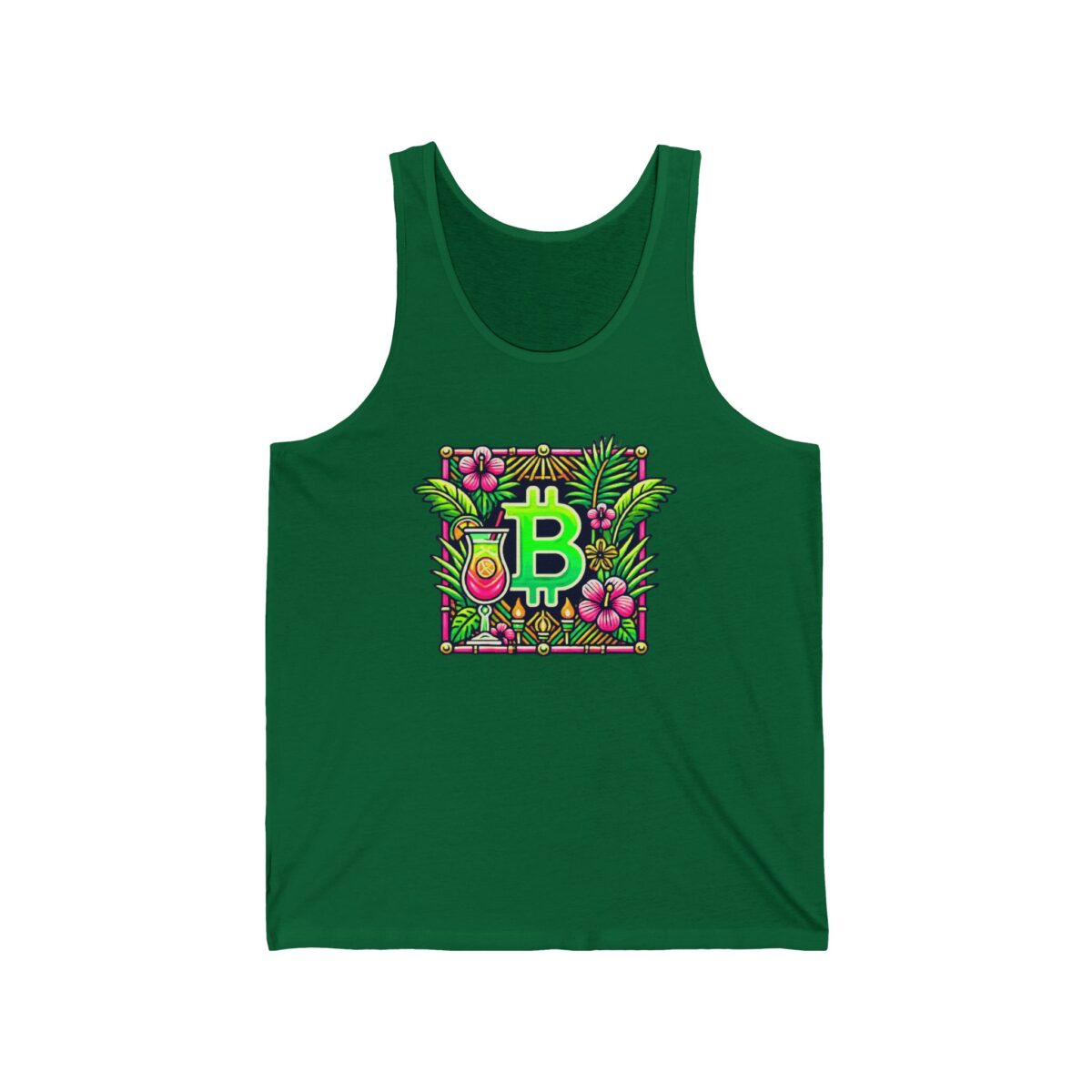 Bitcoin Miami Unisex Jersey Tank 4 - Image 11
