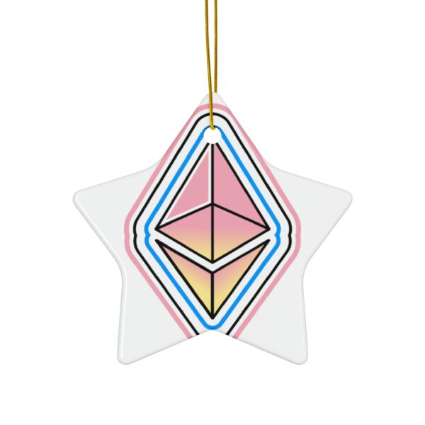 Ethereum Ceramic Ornament, 4 Shapes - Image 4