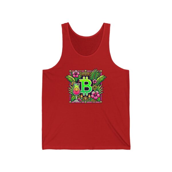 Bitcoin Miami Unisex Jersey Tank 4 - Image 21