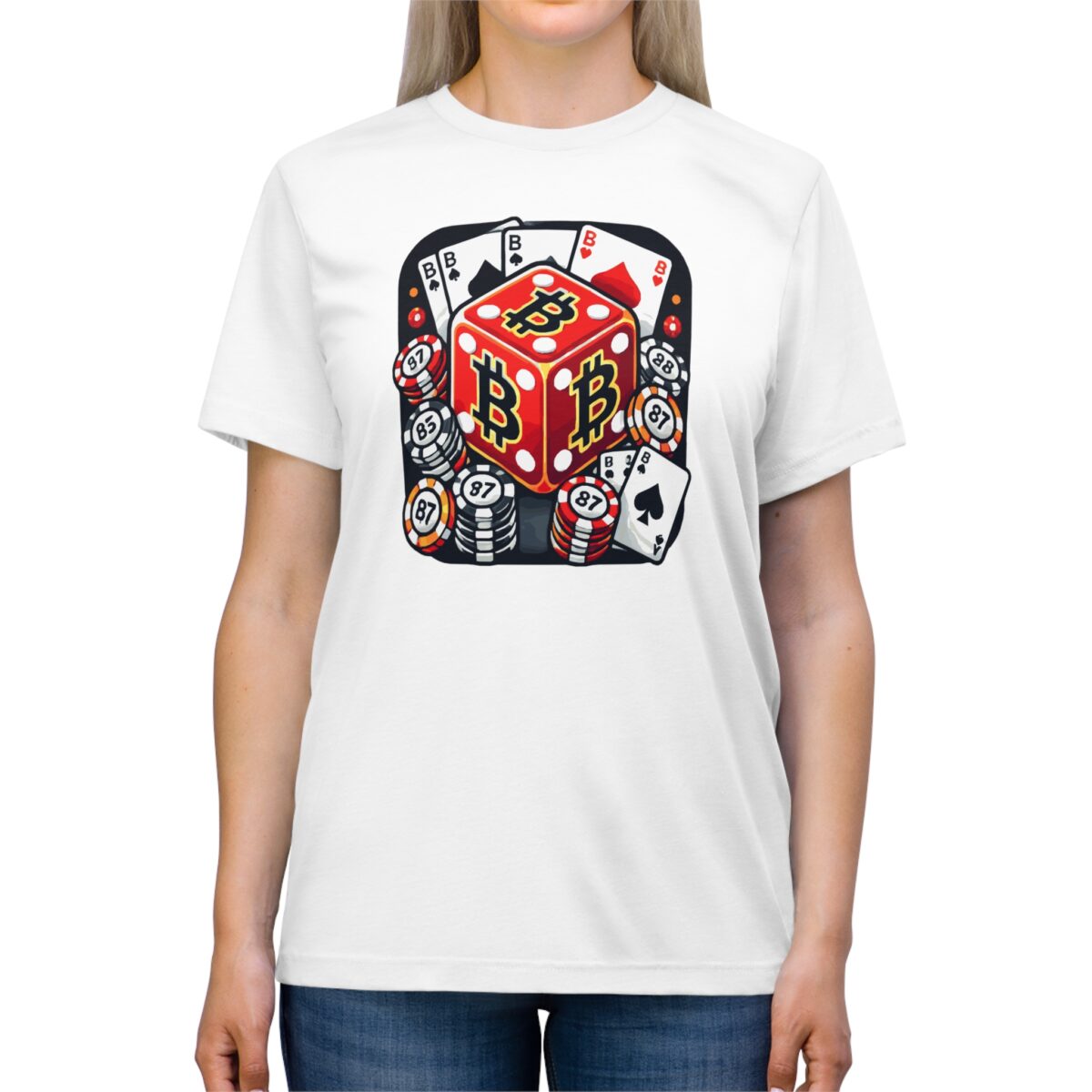 Bitcoin Vegas Unisex Full-Color 3 - Image 3