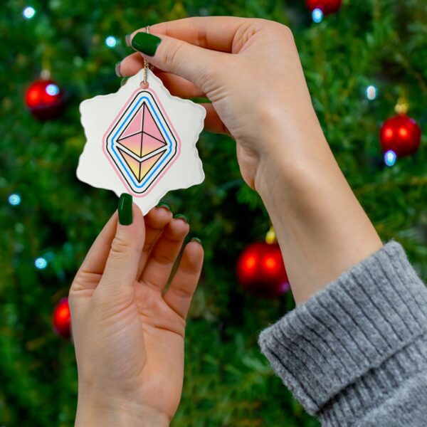Ethereum Ceramic Ornament, 4 Shapes - Image 12