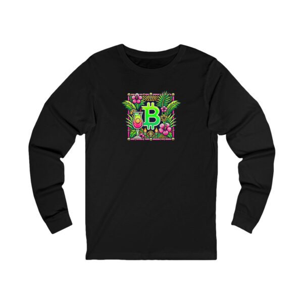 Bitcoin Miami Unisex Jersey Long Sleeve Tee 4 - Image 9