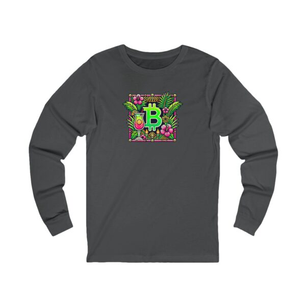 Bitcoin Miami Unisex Jersey Long Sleeve Tee 4 - Image 21