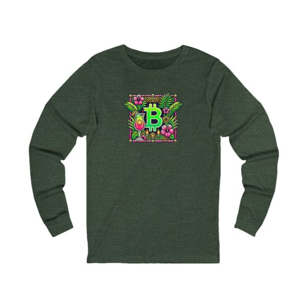 Bitcoin Miami Unisex Jersey Long Sleeve Tee 4 - Image 17