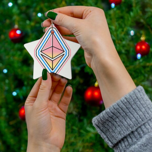 Ethereum Ceramic Ornament, 4 Shapes - Image 6