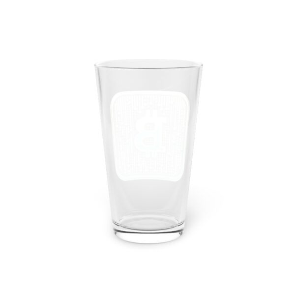 Bitcoin Matrix 1 Pint Glass, 16oz - Image 4