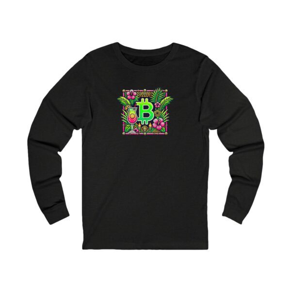 Bitcoin Miami Unisex Jersey Long Sleeve Tee 4 - Image 13