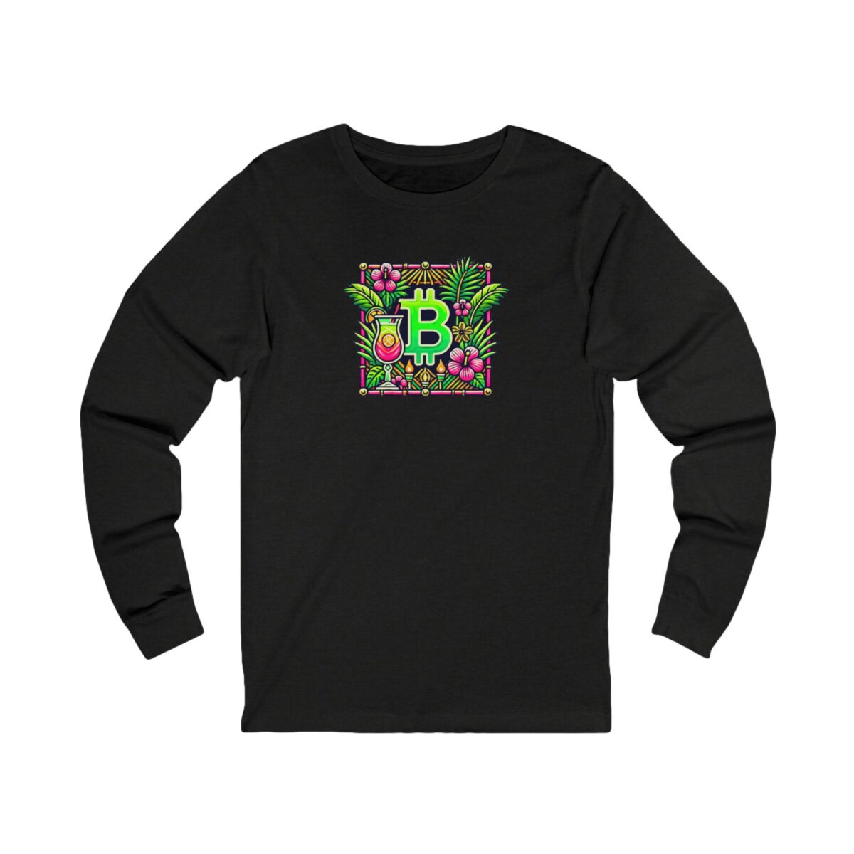 Bitcoin Miami Unisex Jersey Long Sleeve Tee 4 - Image 13