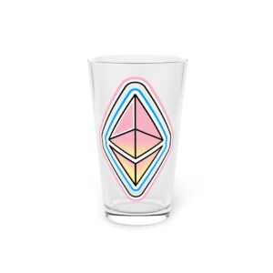Ethereum Pint Glass, 16oz