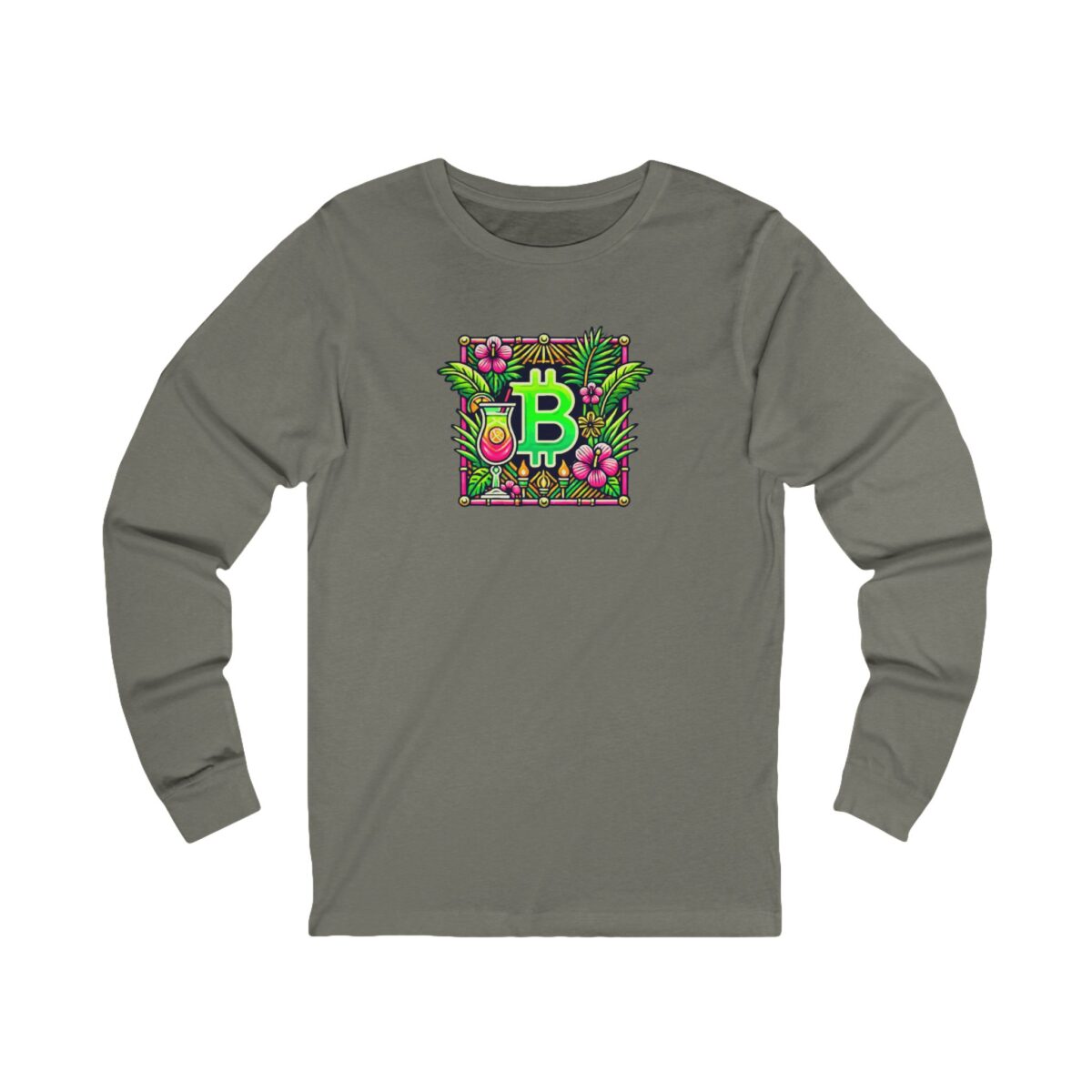 Bitcoin Miami Unisex Jersey Long Sleeve Tee 4 - Image 15