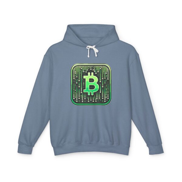 Bitcoin Matrix Hoody 1 Unisex Lightweight Hooded Sweatshirt - Image 37