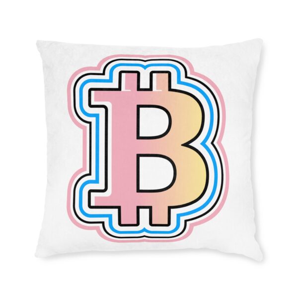 Swaggy Bitcoin Square Pillow - Image 5