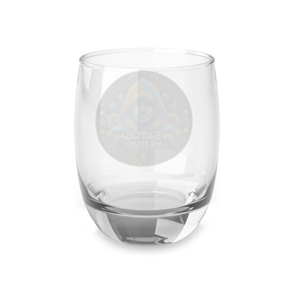 Satoshi Bitcoin Whiskey Glass - Image 3