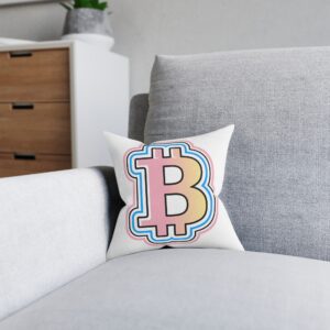 Swaggy Bitcoin Square Pillow