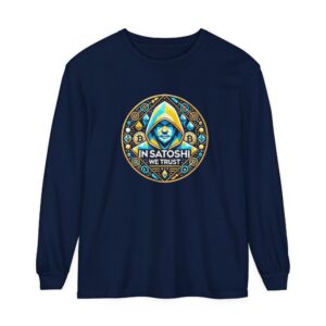 Satoshi Bitcoin Unisex Long Sleeve T-Shirt