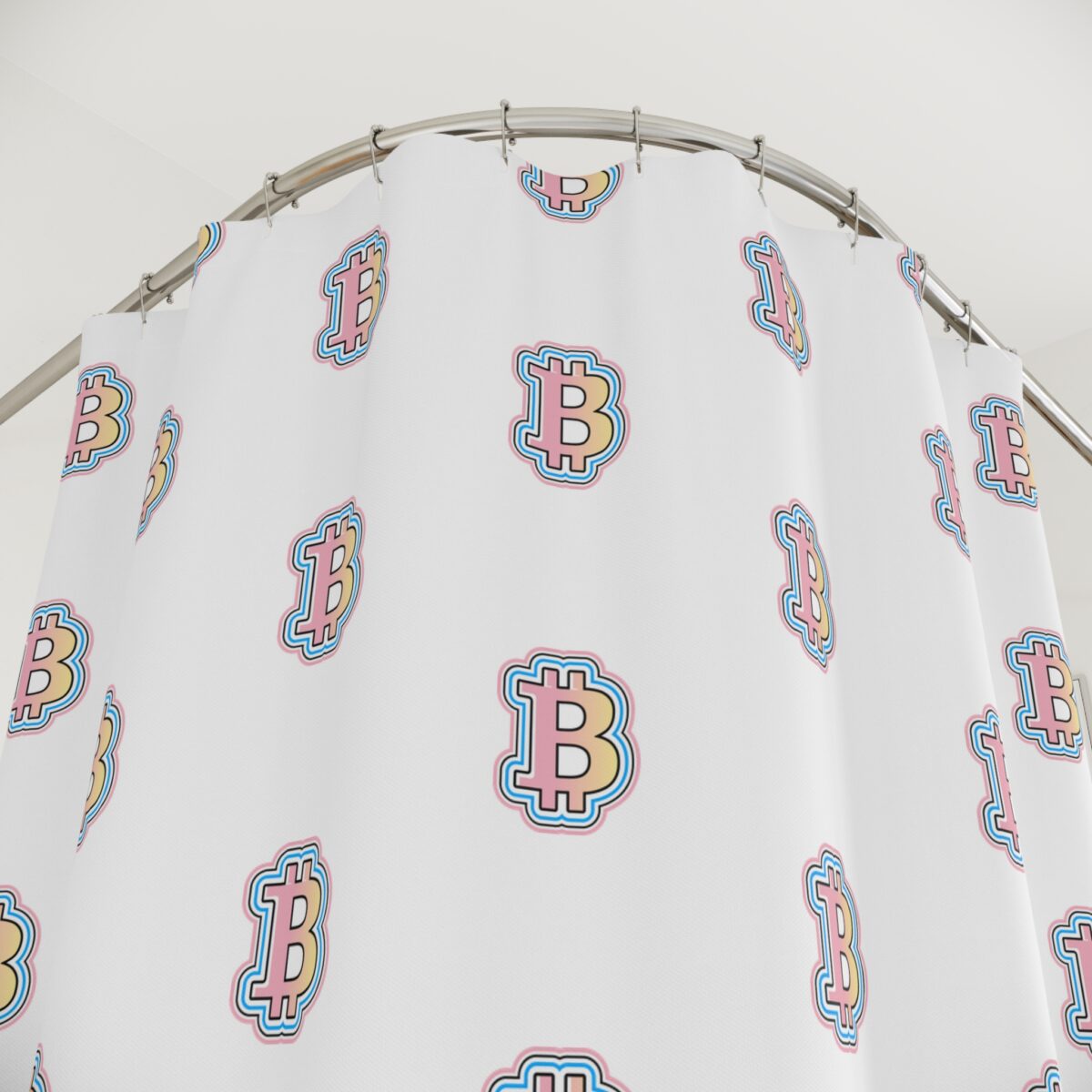 Swaggy Bitcoin Shower Curtain - Image 2