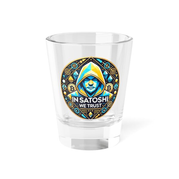 Satoshi Bitcoin 1 Shot Glass, 1.5oz