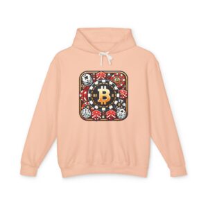 Vegas High Roller Bitcoin Hoodie – Unisex Lightweight Sweatshirt
