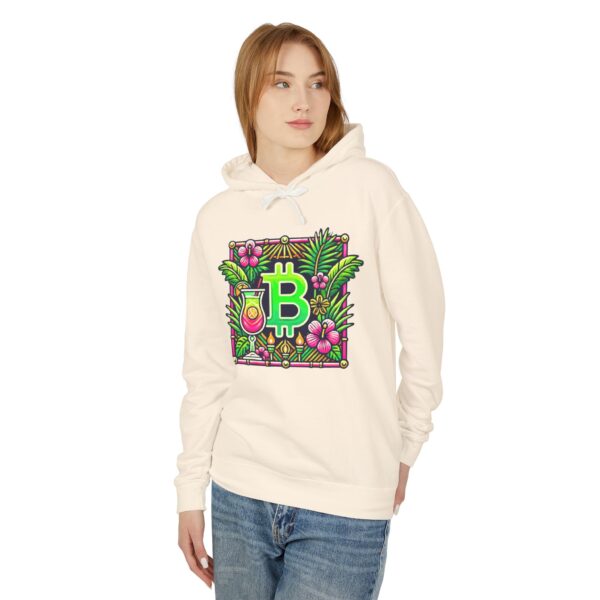Bitcoin Miami Hoody 4 Unisex Lightweight Hooded Sweatshirt - Image 7