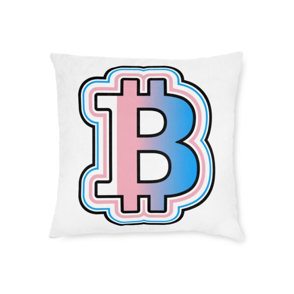 Swaggy Bitcoin Square Pillow - Image 10