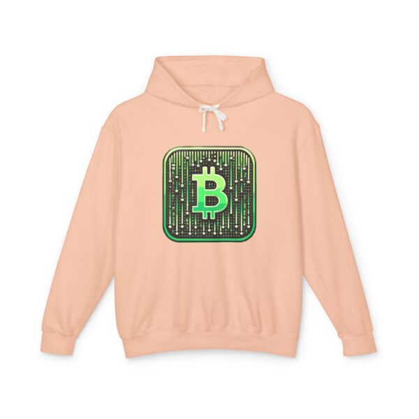 Bitcoin Matrix Hoody 1 Unisex Lightweight Hooded Sweatshirt - Image 21