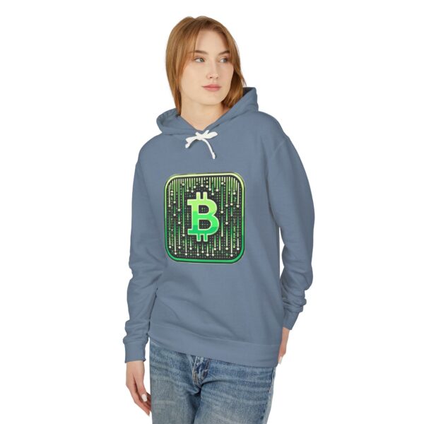 Bitcoin Matrix Hoody 1 Unisex Lightweight Hooded Sweatshirt - Image 39