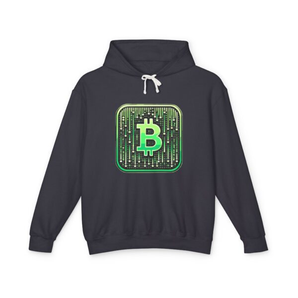Bitcoin Matrix Hoody 1 Unisex Lightweight Hooded Sweatshirt