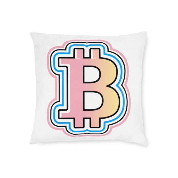 Swaggy Bitcoin Square Pillow - Image 9
