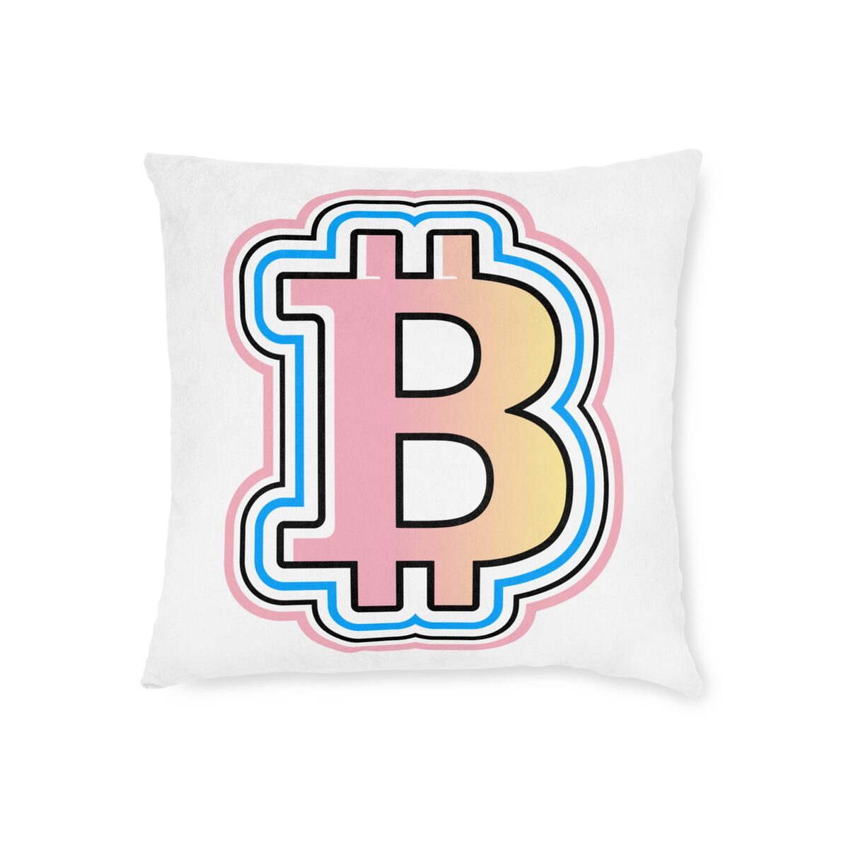Swaggy Bitcoin Square Pillow - Image 9