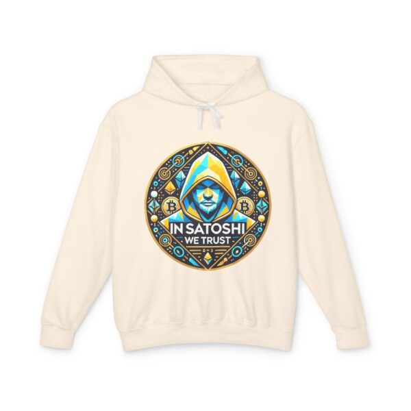 Satoshi Bitcoin Hoody 1 Unisex Lightweight Hooded Sweatshirt - Image 5